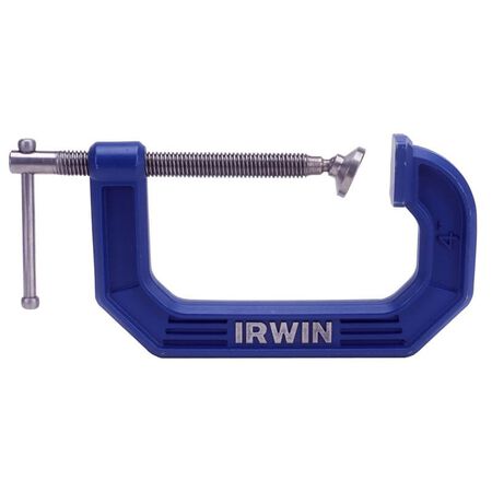 Irwin Quick-Grip 4 in. X 2-7/8 in. D Adjustable C-Clamp