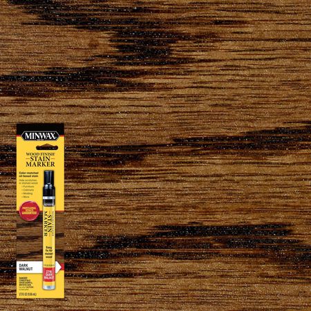 Minwax Wood Finish Stain Marker Semi-Transparent Dark Walnut Oil-Based Stain Marker 1/3 oz
