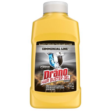 Drano Commercial Gel Hair Clog Remover 16 oz