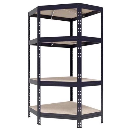 Ar Shelving Garage Corner 71 in. H X 35 in. W X 18 in. D Metal Shelving Unit