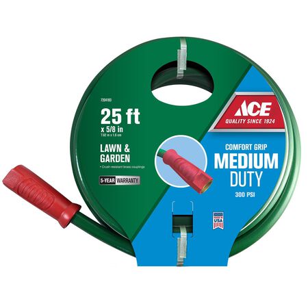 Ace 5/8 in. D X 25 ft. L Medium Duty Garden Hose