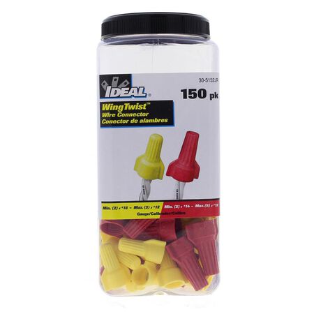 Ideal Industries WingTwist 10 AWG Wire Connectors Assorted 150 Pack