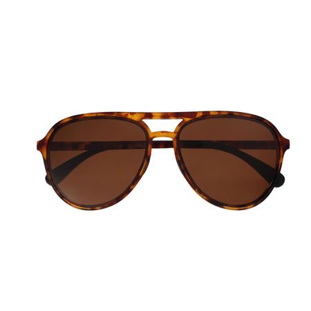 goodr Mach G - Amelia Earhart Ghosted Me Sunglasses Unisex Brown Frame Brown Lens Polarized