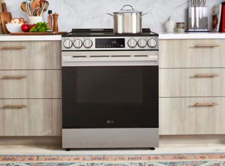 LG 6.3 cu ft. Smart Electric Slide-in Range with Air Fry & EasyClean