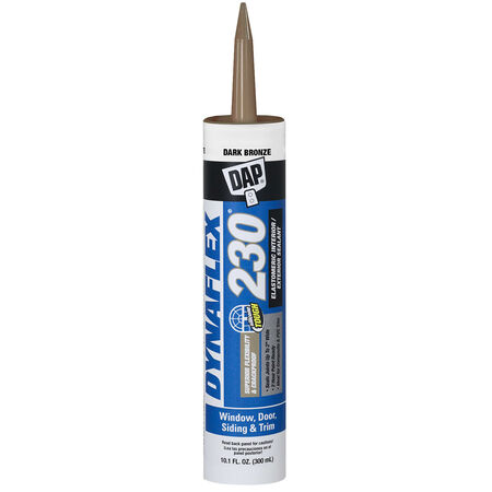 DAP Dynaflex 230 Dark Bronze Premium Latex Door/Siding/ Window Sealant 10.1 oz