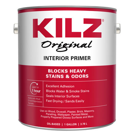 KILZ Original White Flat Oil-Based Oil Primer 1 gal