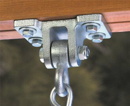 Swing Hanger, For Use With Extra Duty Swings, Cast Steel, Galvanized