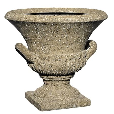 Classic Home & Garden Venetian 14 in. Natural LavaStone Urn Planter