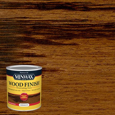 Minwax Wood Finish Semi-Transparent Espresso Oil-Based Penetrating Wood Finish 1 qt