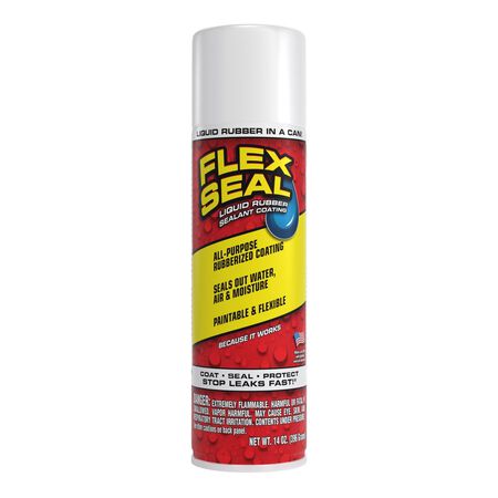 Flex Seal Family of Products Flex Seal White Rubber Spray Sealant 14 oz