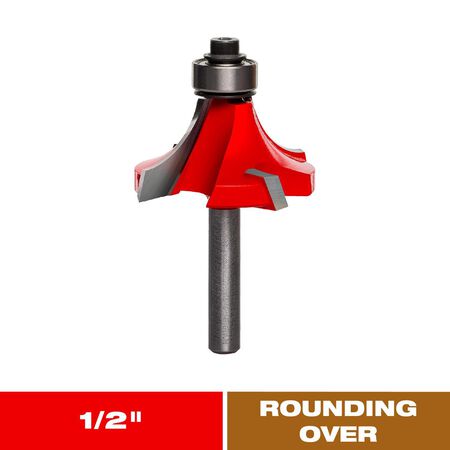 Diablo 1-1/2 in. D X 1/2 in. X 2-1/2 in. L Carbide Round Over Bit