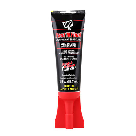 DAP Fast 'N Final Ready to Use Off-White Lightweight Spackling Compound 3 oz