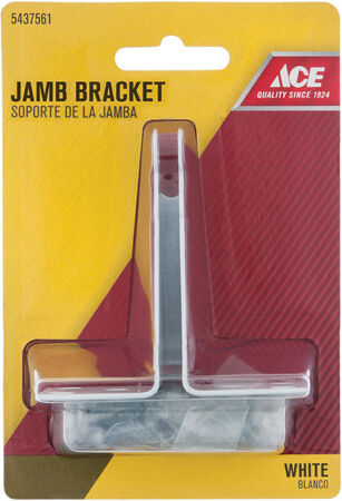 Ace White Steel Jamb Bracket 1 pc
