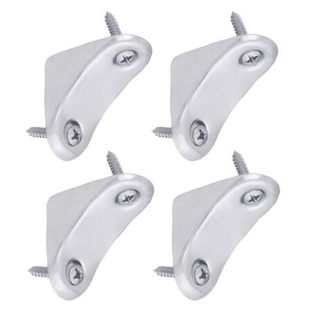 Ace 1 in. H X 2.75 in. W X 1 in. D Zinc Inside Chair Brace