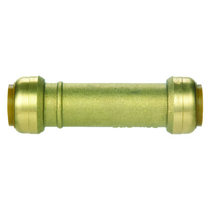 SharkBite 3/4 in. Push X 3/4 in. D Push Brass Slip Coupling