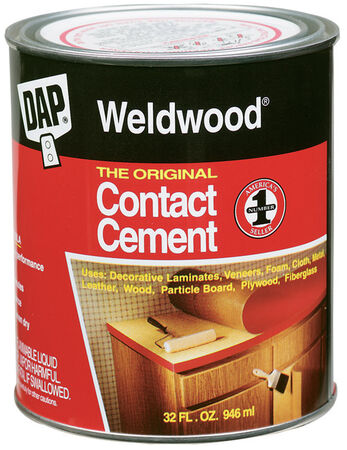 DAP Weldwood High Strength Rubber Contact Cement 1 qt.