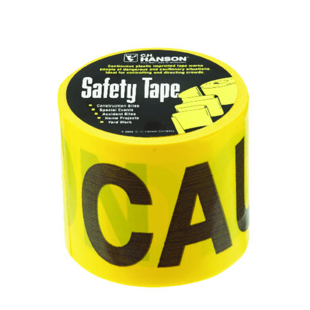 C.H. Hanson 200 ft. L X 3 in. W Plastic Caution Barricade Tape Yellow