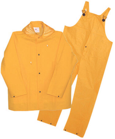 Boss Yellow PVC-Coated Polyester Rain Suit L