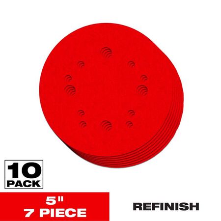 Diablo 5 in. Ceramic Blend Hook and Lock Sanding Disc Assorted Grit Assorted 7 pc