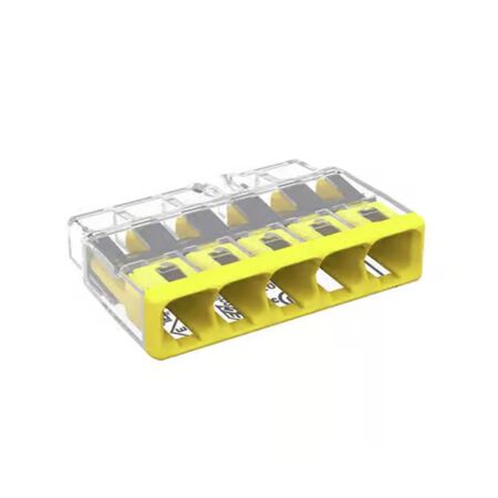 Wago 5 Port Push-In Wire Connector 10 Pack