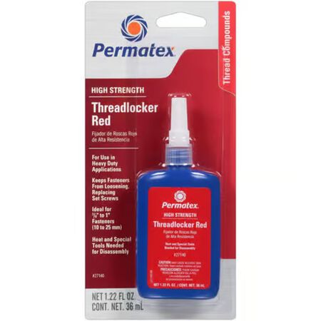 Permatex High Strength Threadlocker Liquid 1.22 fl. oz