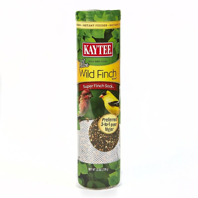 Kaytee Ultra Finch Niger Seed 25 Oz Sock Bird Feeder With Seed