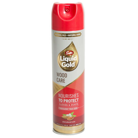 Scotts Liquid Gold Almond Scent Wood Cleaner and Preservative 10 oz Spray