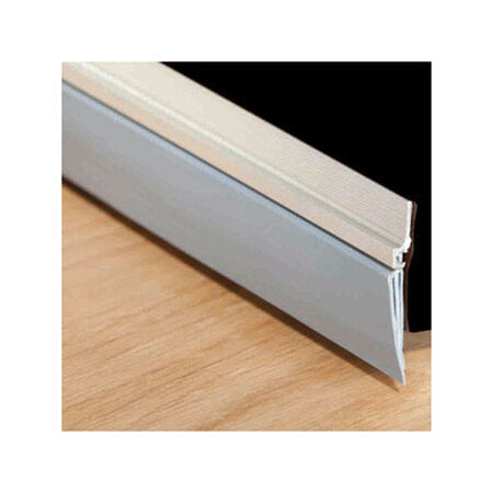 M-D Building Products Door Bottom Aluminum 3 ft. L Weather Stripping Silver