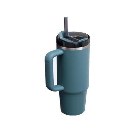 Stanley The Quencher H2.0 FlowState 30 oz Blue Spruce BPA Free Double-wall Vacuum Insulated Tumbler