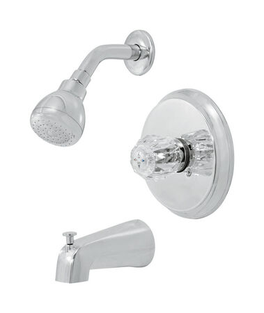 OakBrook 1-Handle Chrome Tub and Shower Faucet