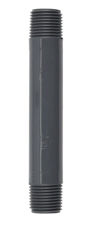 BK Products Schedule 80 1/2 in. MPT each PVC 5 in. Nipple 1 pk