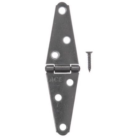 Ace 2 in. L Zinc-Plated Light Duty Strap Hinge 2 pk