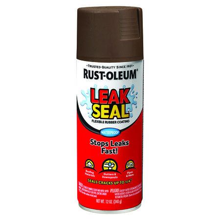 Rust-Oleum Brown Leakseal Flexible Rubber Sealant 12 oz