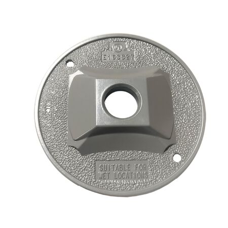 Sigma Engineered Solutions Round Metal 4.13 in. H X 4.13 in. W Lampholder Cover