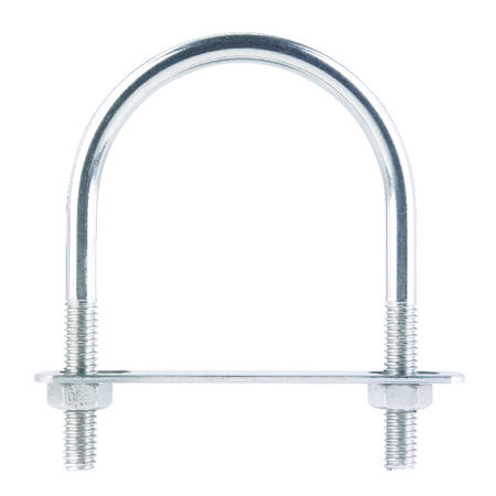Hampton 5/16 in. X 2-1/2 in. W X 3-1/2 in. L Coarse Stainless Steel U-Bolt