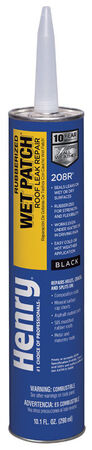 Henry Rubber Based Wet Patch Roof Cement 10.1 oz. Black