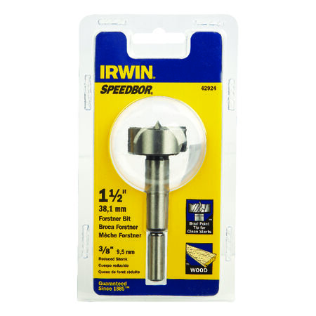 Irwin Marples 1-1/2 in. X 4 in. L Carbon Steel Forstner Drill Bit 1 pc
