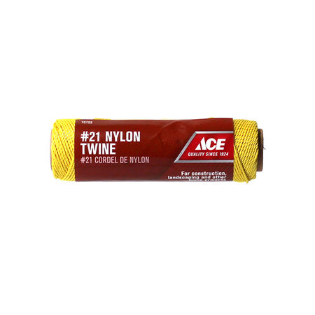 Ace 21 in. D X 215 ft. L Gold Twisted Nylon Twine