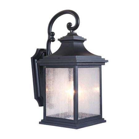 Craftmade Gentry 1 Light Medium Outdoor Wall Lantern in Midnight