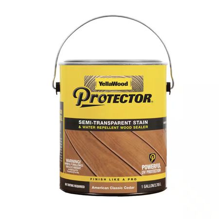 Protector 1 gal. American Classic Cedar Semi-Transparent Deck Stain and Sealer