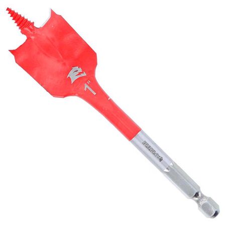 Diablo 1 in. X 4 in. L High Speed Steel Clean Wood Spade Bit Hex Shank 1 pk