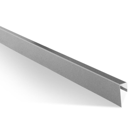 Union Corrugating 2-in x 10-Ft Galvalume J-Channel Metal Siding Trim