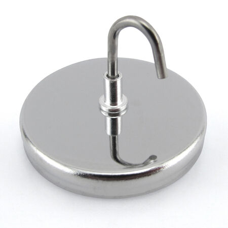 Magnet Source Handi-Hook 1.25 in. L X 2 in. W Silver Ceramic Magnetic Hook 20 lb. pull 1 pc