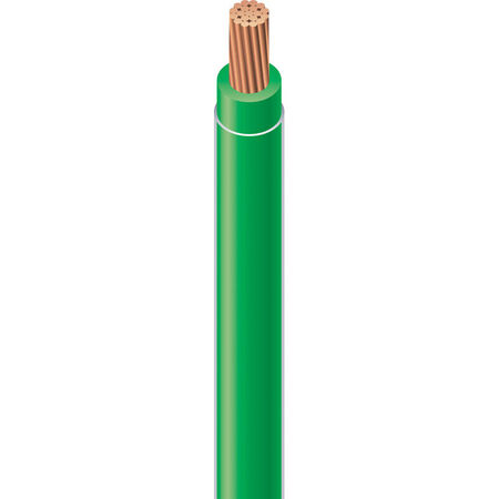 Southwire 500 ft. 10/1 THHN Stranded Wire Green - Sold by the foot