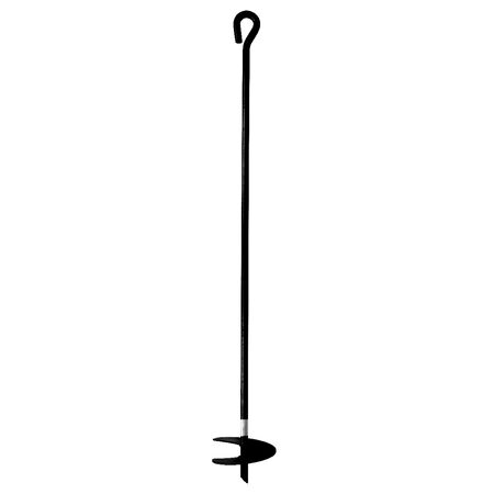 Tie Down Engineering 5/8 in. D X 48 in. L Steel Oval Head Anchor Eye with Auger 1 pk