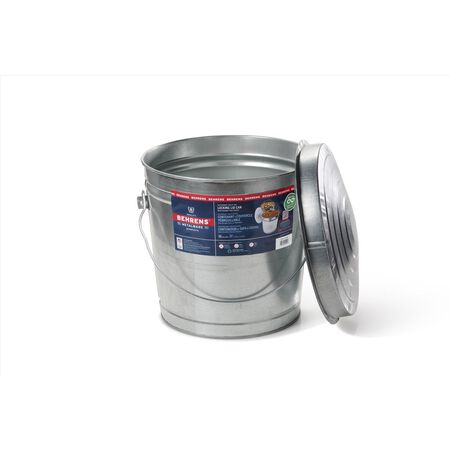 Behrens Gray Locking Lid Metal Pet Food Storage Container For All Pets