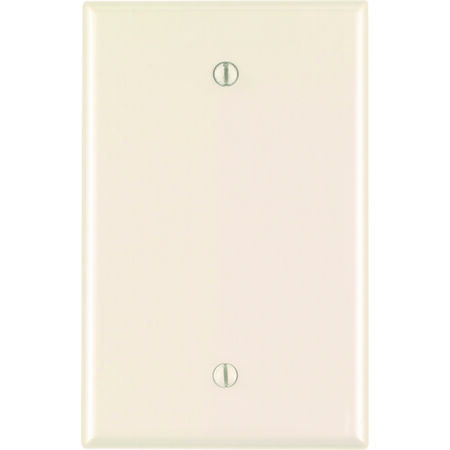 Leviton Almond 1 gang Nylon Blank Wall Plate 1 pk