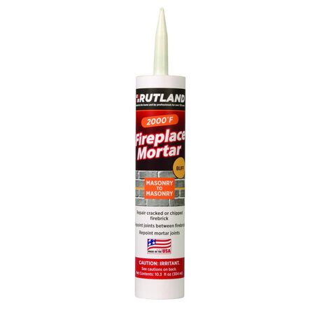 Rutland Mortar Fireplace Buff 10.3oz Meecos Red Devil