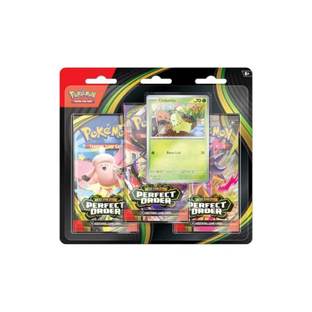 Pokemon Trading Card Game: Mega Evolution - Perfect Order 3Pk Booster Bundle