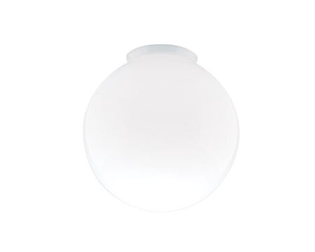 Westinghouse Round White Glass Lamp Shade 1 pk